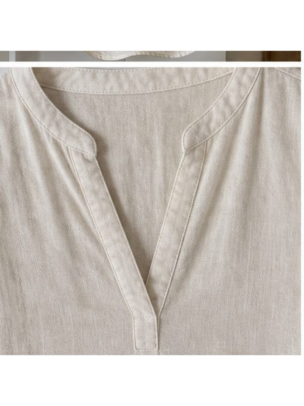 White Button Blouse - Picture 4 of 6